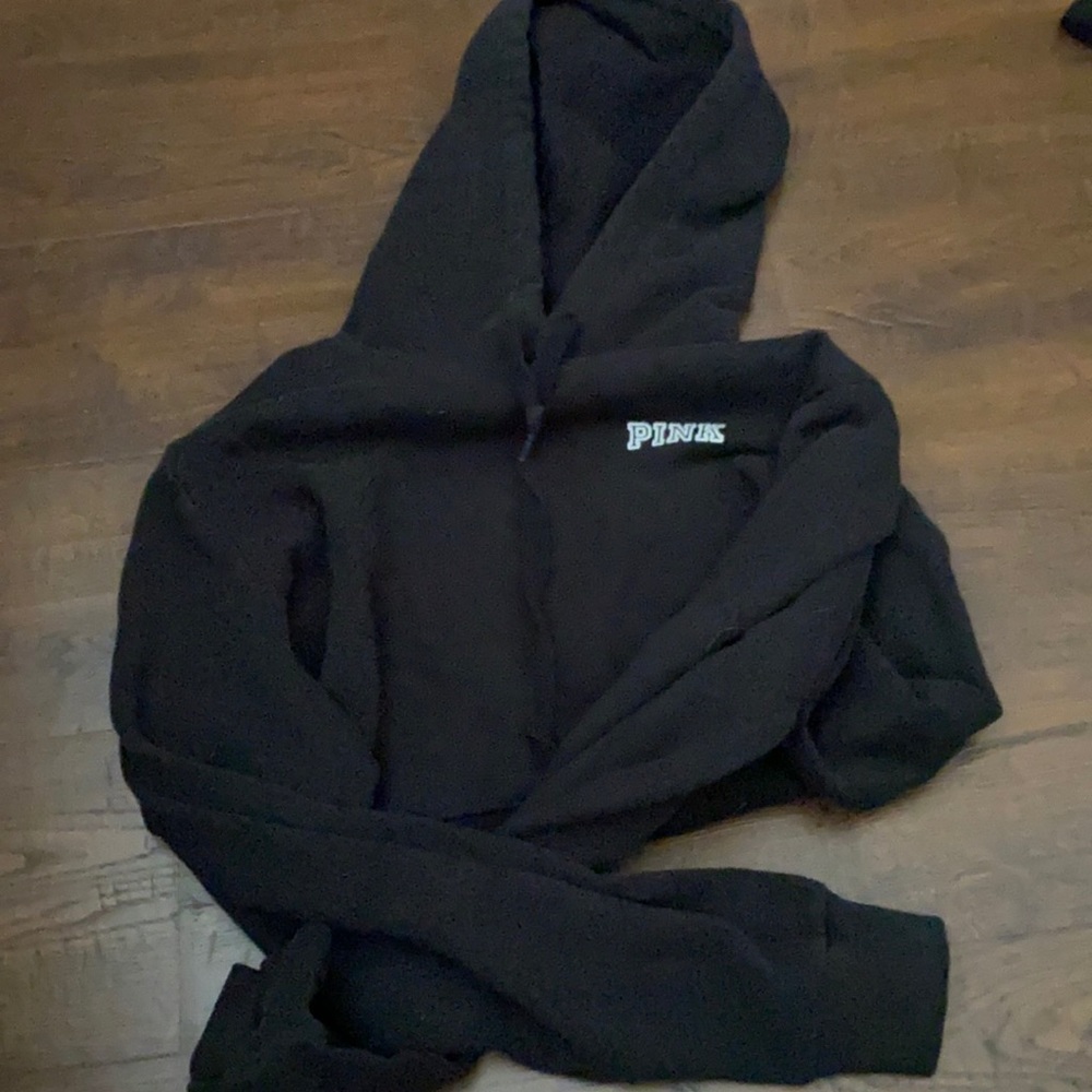 PINK cropped hoodie